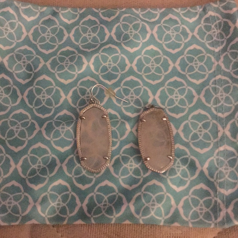 Pink Kendra Scott earrings